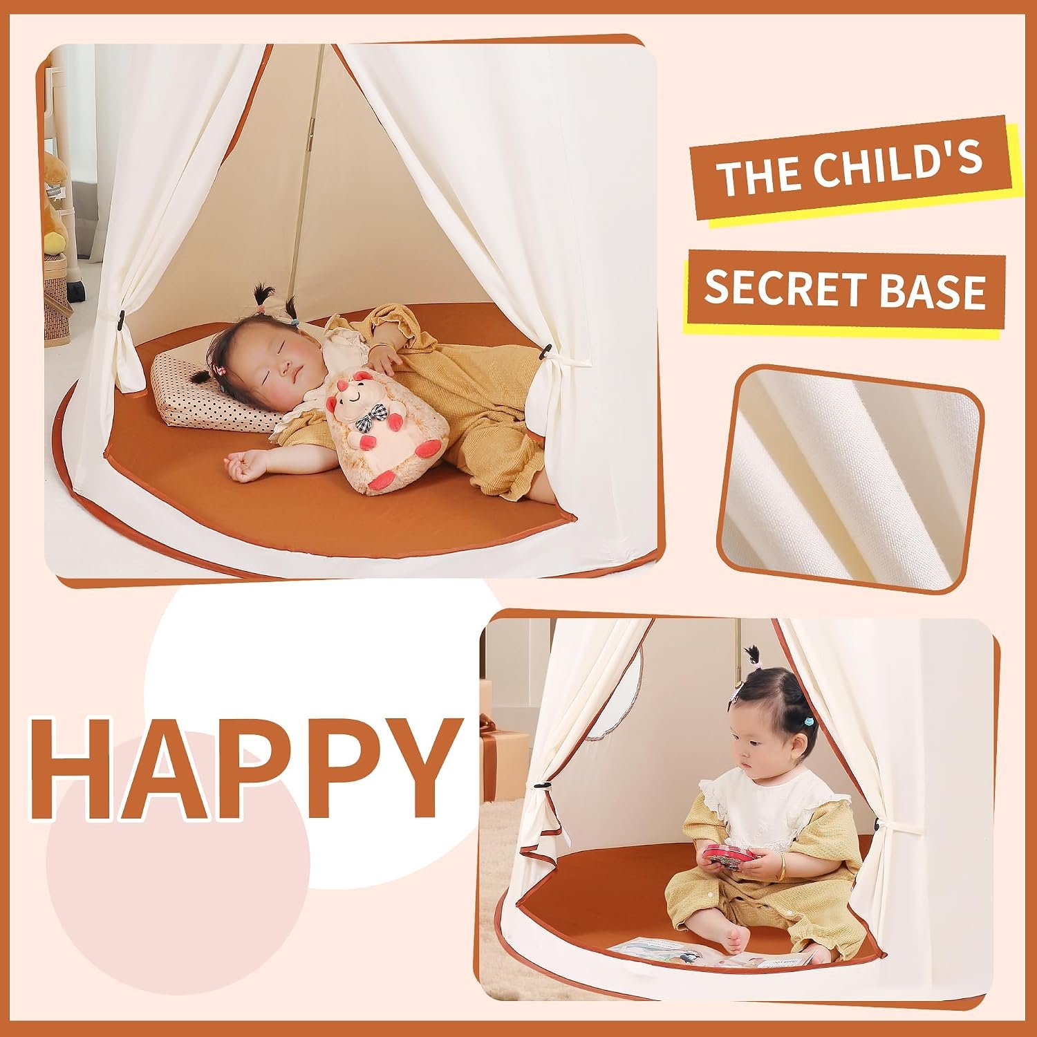 Bear Teepee Play Tent: image 8
