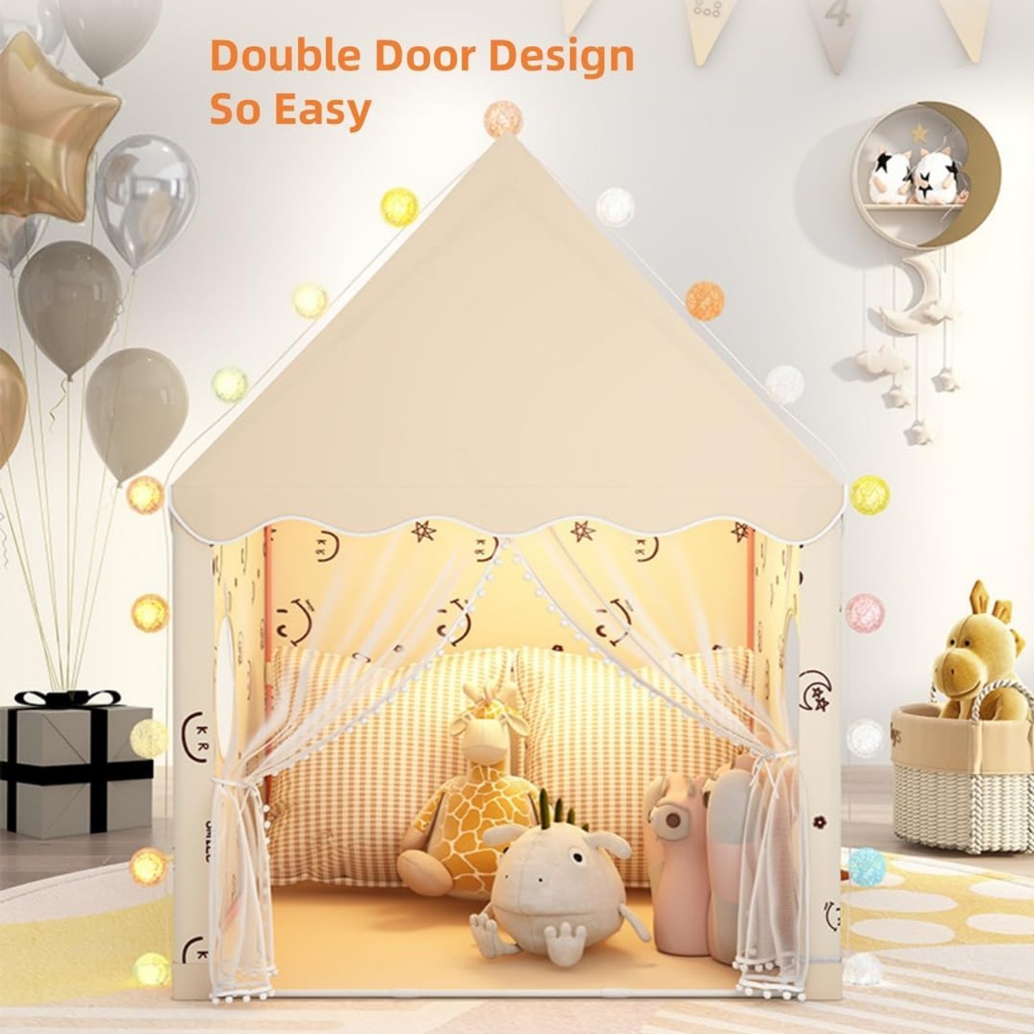 Butterfly Play Tent With Star Lights: image 2