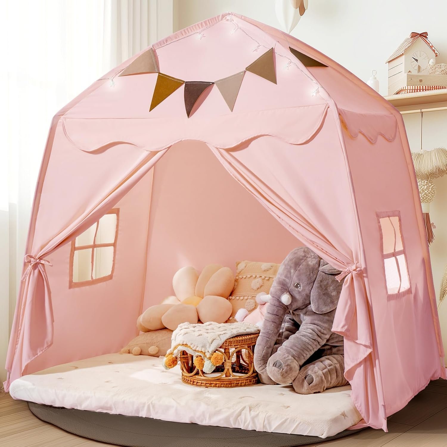 Extra Large Pink Dome Play Tent: image 1