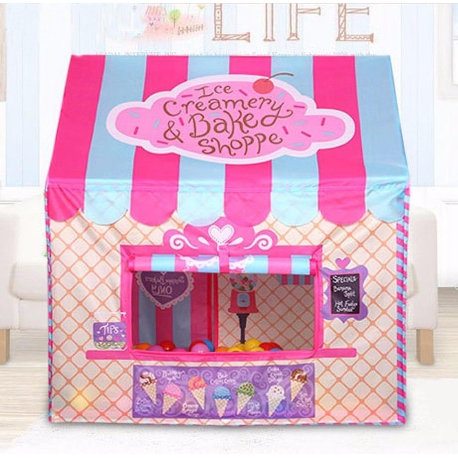 Ice Cream Shop Play Tent
