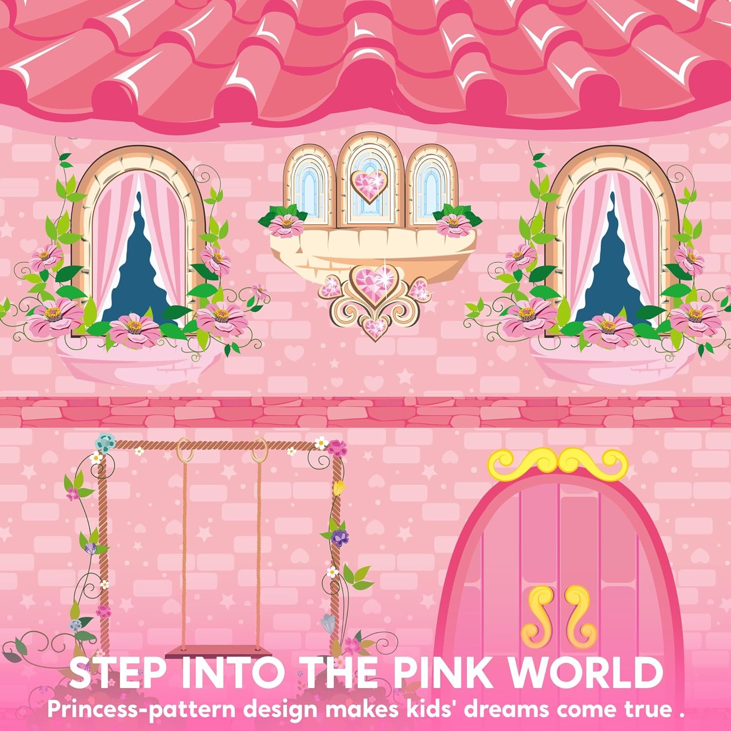 Pop Up Princess Castle Tent