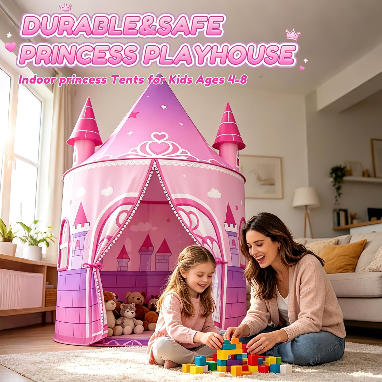 Tall Princess Castle Play Tent