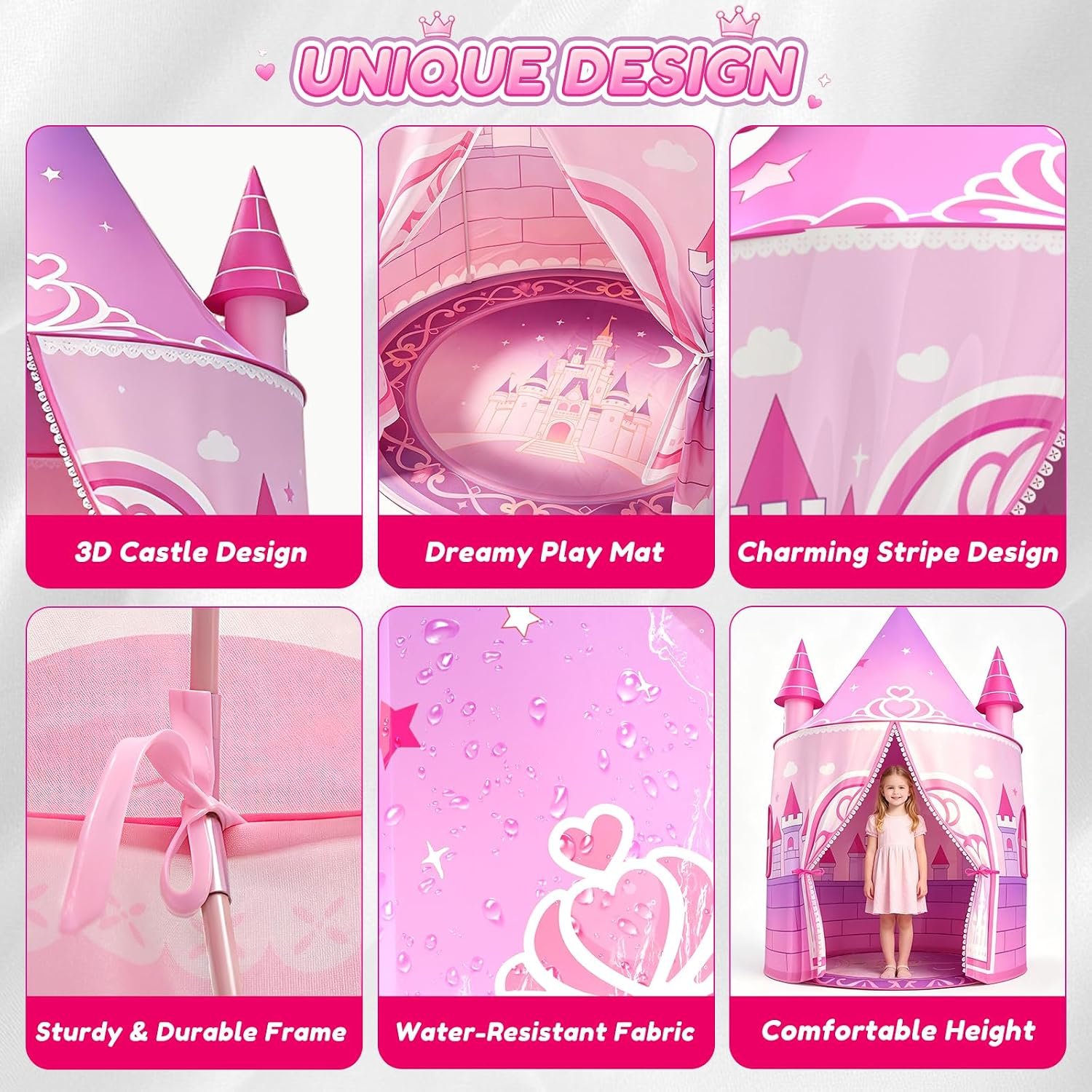 Tall Princess Castle Play Tent: image 7